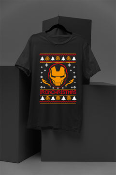 UGLY Ironman IronChristmas Ugly Christmas T-Shirt | Vintage Ironman Design | Retro Christmas Vib