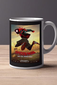 Spiderman Into The Spider-Verse 11oz Mug | Film Memorabilia Spiderman Design | Miles Morales