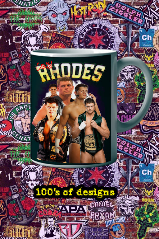 CODY RHODES 11oz Mug | Pro Wrestling | Wrestling Champion Image