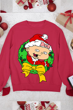 UGLY Retro Rugrats Lil Christmas Sweatshirt | 90s Cartoon | Holiday Ugly Design
