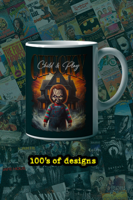 Halloween Chucky 11oz Mug | Horror Film | Chucky Design | Halloween Decor | Scary Movie Mug