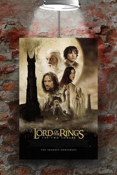 LOTR The Two Towers | Aragorn Premium Gloss Poster | Film Memorabilia | LOTR The Two Towers Design