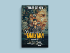 The Family Man Canvas Print | TV Show Design | Manoj Bajpayee | Trendy Home Decor