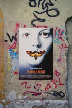 The Silence of The Lambs Anthony Hopkins Jodie Foster Gloss Poster | Movie Art Print | Horror Film Wall Decor | Cult Classic Poster | Film Room Aesthetic | Hannibal Lecter Artwork | Thriller Movie Design | Gift for Film Buffs | Home Cinema