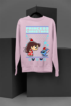 UGLY Lilo and Stitch Christmas Chaos | Vintage Ugly Designs | Festive Stitch Holiday Sweatshirt