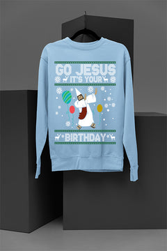 "Holy Night" Jesus Birthday Christmas Sweatshirt | Retro | Nativity Scene | Bethlehem |
