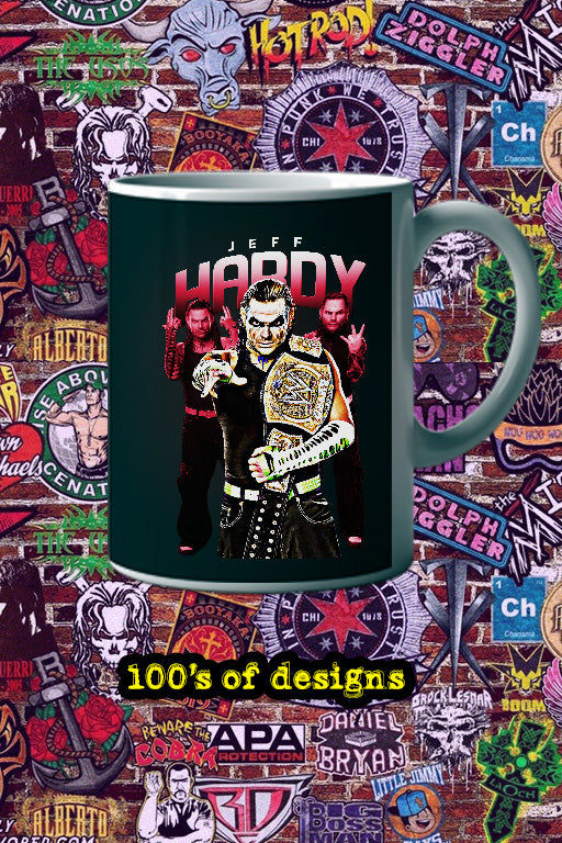 JEFF HARDY 11oz Mug | WWE Superstar | Jeff Hardy Fan Art Mug | Wrestling Gift