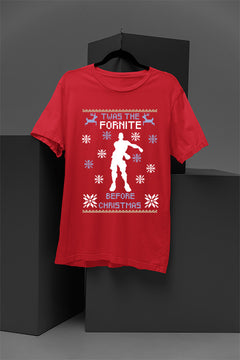 UGLY: Twas The Fortnite Before Christmas Dance Pose | Festive Gaming Shirt | Holiday Gamer Tee