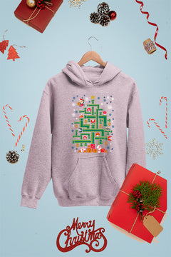 KIDS UGLY Super Mario Bros Christmas Hoodie | Retro Gaming | Kids Christmas Holiday | Video