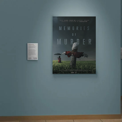 Memories of Murder Canvas Print | Film Poster Interior Decor | Korean Crime Thriller Fan Art | Bong Joon-ho Film Merch