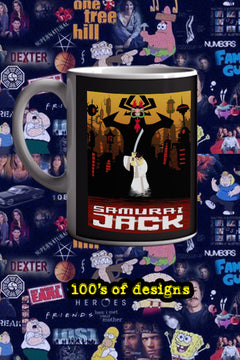 Samurai Jack 11oz Mug featuring stylish design | Samurai Jack Poster Print | TV Show Memorabilia Samuel L. Jackson