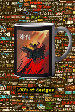 Primal 11oz Mug featuring Lead Actor | TV Show Design - Unique Primal Mug for Fans of the Show