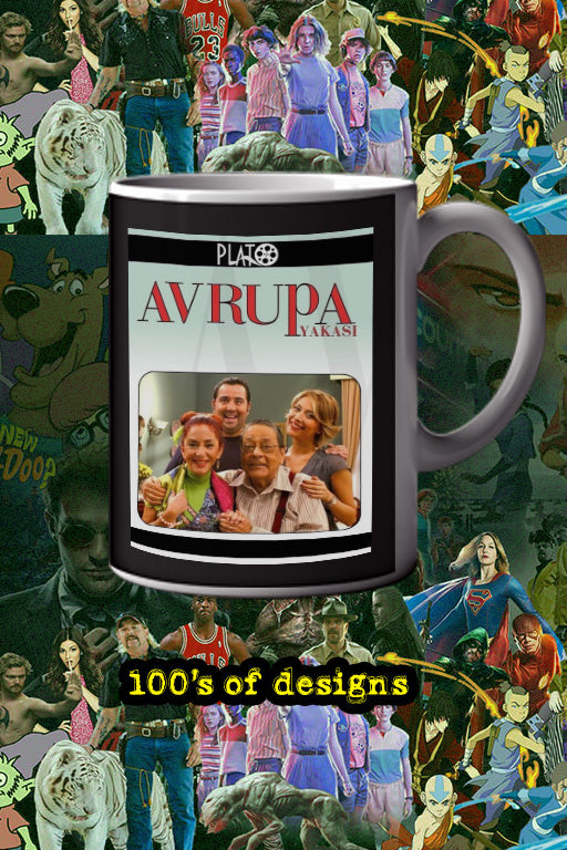 Avrupa Yakasi 11oz Mug Featuring Lead Actor's Name | TV Show Design | Trendy Souvenir from Avrupa Yakasi