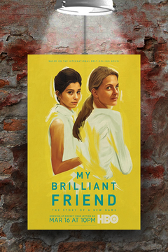 My Brilliant Friend | Elena Greco Gloss Poster | TV Show Merchandise | Italian Drama Series Art