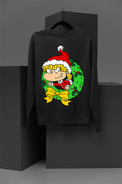 UGLY Angelica's Festive Fusion | Retro Rugrats Angelica | Christmas Ugly Sweatshirt