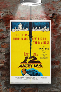 12 Angry Men Henry Fonda Gloss Poster | Classic Film Decor | Vintage Movie Art Print