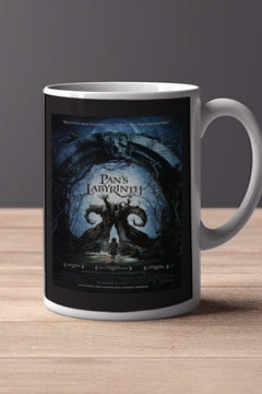 Pan's Labyrinth 11oz Mug - Film Memorabilia | Pan's Labyrinth Design | Del Toro'Doug Jones's Movie Merchandise