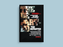 The Departed Canvas Print Leonardo DiCaprio | Jack Nicholson | Movie Wall Art Gift