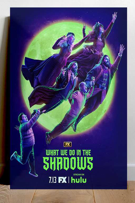 What We Do in the Shadows: Jemaine Clement Gloss Poster | Vampire TV Show Design