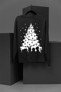 UGLY Pokemon Christmas Tree Design | Festive Christmas Sweatshirt | Pikachu Holiday Cheer | Retro Nintendo Christmas