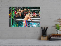 Wrestlemania 40 Poster | Roman Reigns vs Cody Rhodes Design | Premium Gloss | Wrestling Art | Home Decor | WWE Fan Gift