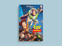 Toy Story Canvas Print Featuring Tom Hanks | Buzz Lightyear Design for Movie Lovers | Film Fan Art for Kids' Room or Nursery