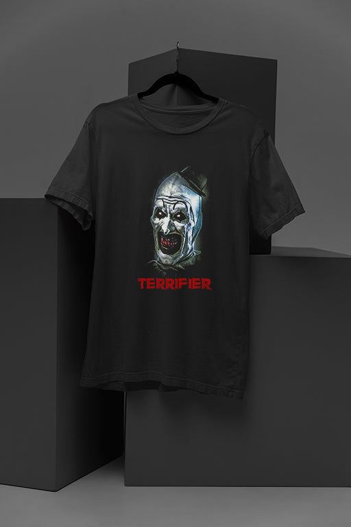Horror Terrifier Clown T-Shirt | Scary Slasher Horror Film Tee | Halloween