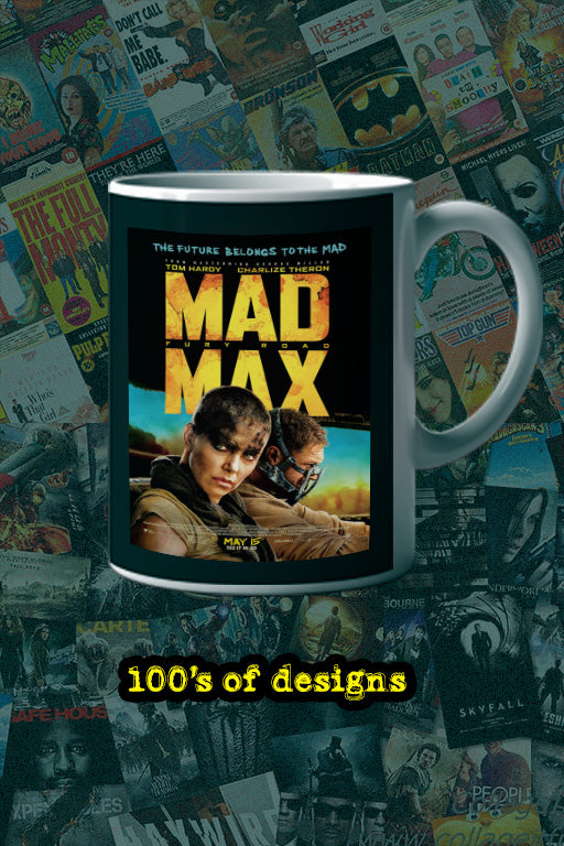 Mad Max 11oz Mug | Film Memorabilia | Mad Max Design | Lead Actor Name