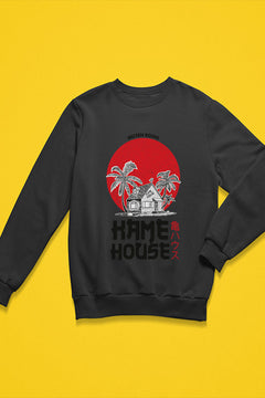 Kame House Graphic Sweatshirt | Anime Inspired Sweater | Goku Fans Gift | Dragon Ball