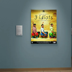 3 Idiots Canvas Print featuring Aamir Khan | Film Memorabilia | Bollywood Movie Art Print