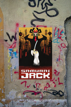 Samurai Jack Poster featuring the Legendary Samurai | Premium Gloss Design | TV Show Art Print