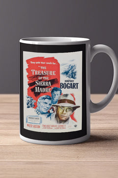 The Treasure of the Sierra Madre 11oz Mug | Film Memorabilia | Humphrey Bogart Tribute Mug