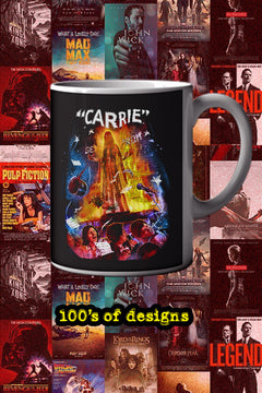 Halloween Carrie 11oz Mug | Horror Film Poster Design | Scary Movie Lover Gift | Classic Film Fan Collectible