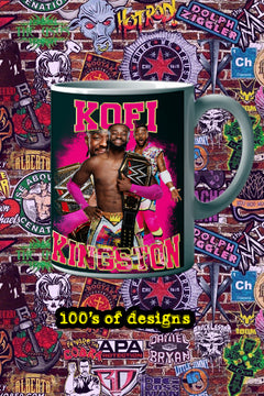 Kofi Kingston 11oz Mug | Pro Wrestling Fans | Kofi Kingston Design