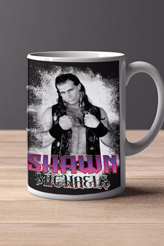 Shawn Michaels 11oz Mug featuring Pro Wrestling Icon | WWE Legend Visionary Design