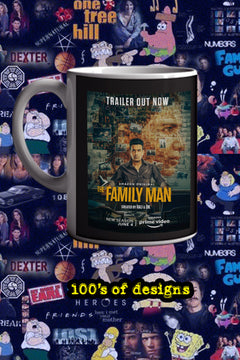 The Family Man 11oz Mug | TV Show Merchandise | Manoj Bajpayee Poster Art