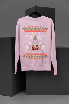 Zelda's Festive Hyrule Adventure Sweatshirt | Link | Triforce | Christmas