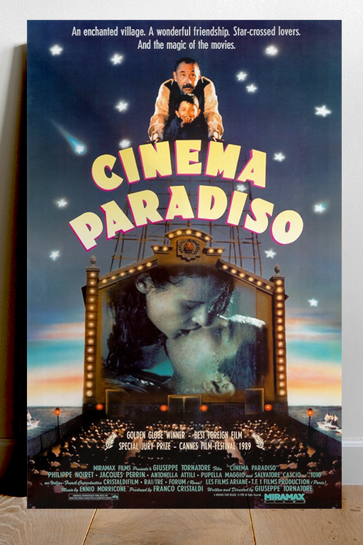 Cinema Paradiso Gloss Poster | Film Decor Print | Classic Movie Art | Cinema Room Design