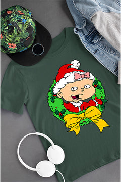 KIDS UGLY: Lil DeVille Retro Christmas Tee | Rugrats Lil from the 90