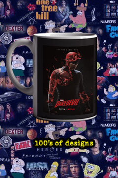 Daredevil 11oz Mug - Charlie Cox | Marvel TV Show Design - Handmade Cup for Fans of Daredevil!