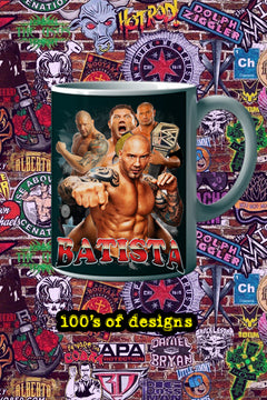 batista 11oz Mug | Pro Wrestling Mug | WWE Batista Coffee Cup