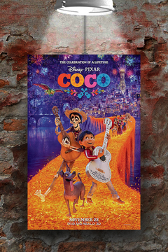 Coco Miguel Rivera Premium Gloss Poster | FilmCoco Movie Merchandise | Trendy Coco Design Print | Stylish Wall Art for Film Fans