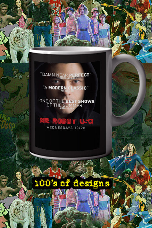 Mr. Robot 11oz Mug | Rami Malek | TV Show Fan Gift | Mr. Robot Design