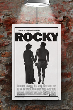 Rocky Balboa Sylvester Stallone Gloss Poster | Film Merchandise Art Print