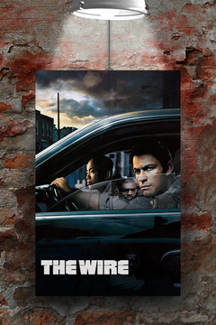 The Wire Premium Gloss Poster featuring Idris Elba | TV Show Decor | Original Design for Fans