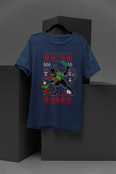 UGLY Krampus Christmas Shirt - Vintage Era Horror | Festive Ugly Design | Retro Demon of