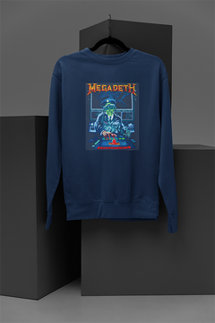 Megadeth Vic Rattlehead | Vintage Metal Band Sweatshirt | Megadeth Fan Apparel | 80s Thrash Metal Fashion | Rock Legend Vic Rattlehead Inspired | Retro Megadeth Style | Metalhead Gift Idea