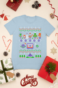 KIDS UGLY: Galactic Guardians | Cassette Tape | Christmas Tee | Retro Design