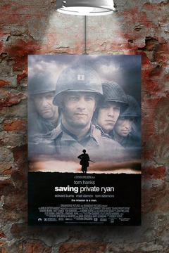 Saving Private Ryan Tom Hanks Premium Gloss Poster | Film Memorabilia | War Movie Art Print | WWII Decor | Collectible Wall Art