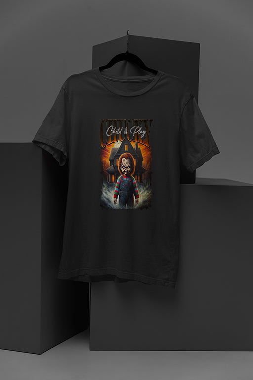 Horror Chucky | Scary Vintage Graphic Tee | Costume Gift | Halloween